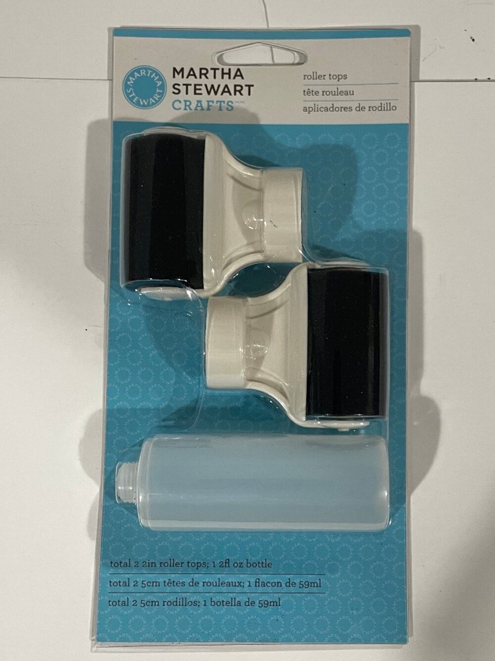 NOS Martha Stewart Crafts 2" Roller Tops #32236 For Basecoating Stenciling